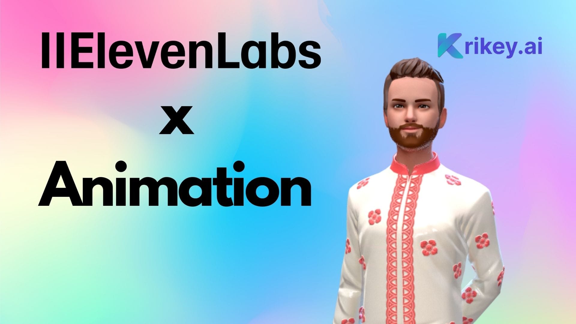 11labs en Eleven Labs stemmen Ready Player Me Avatars in Krikey AI Video Editor