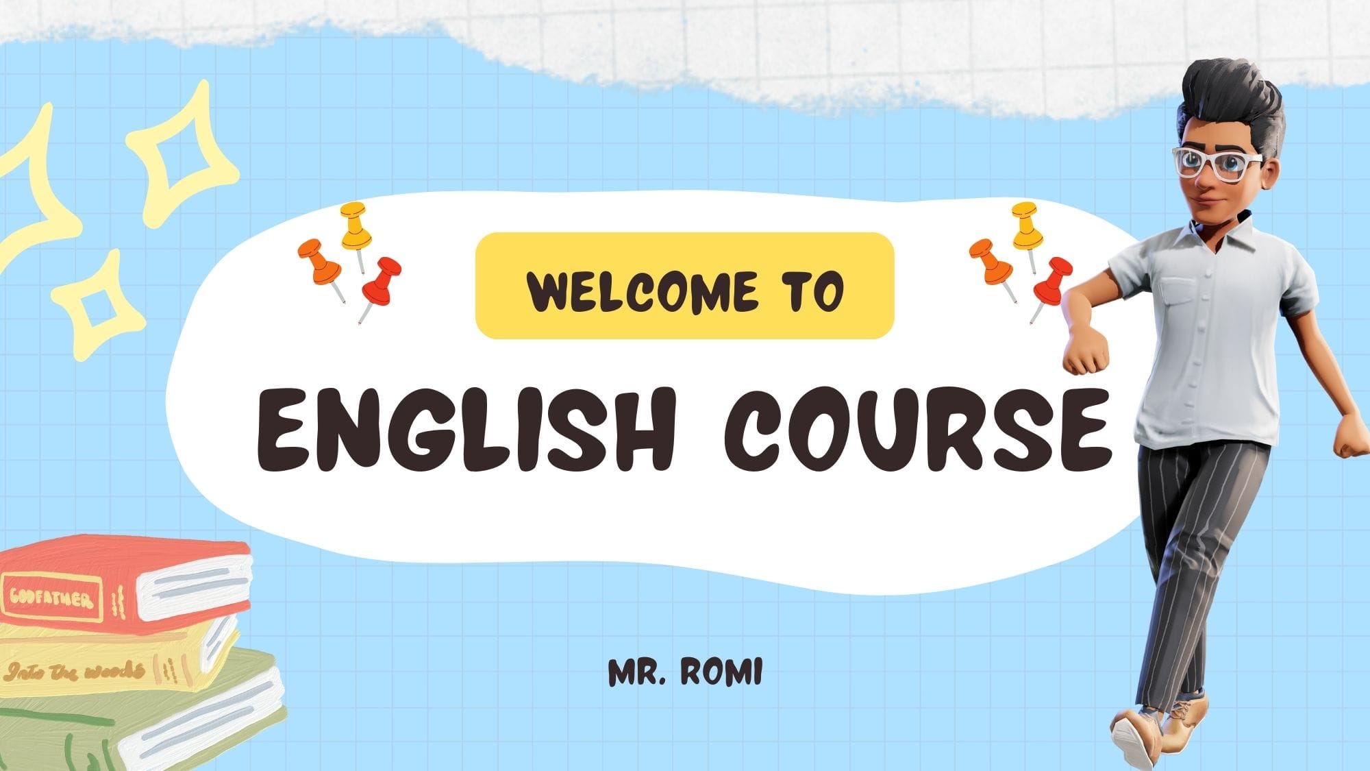 english lesson plan made with krikey ai animation cartoon characters