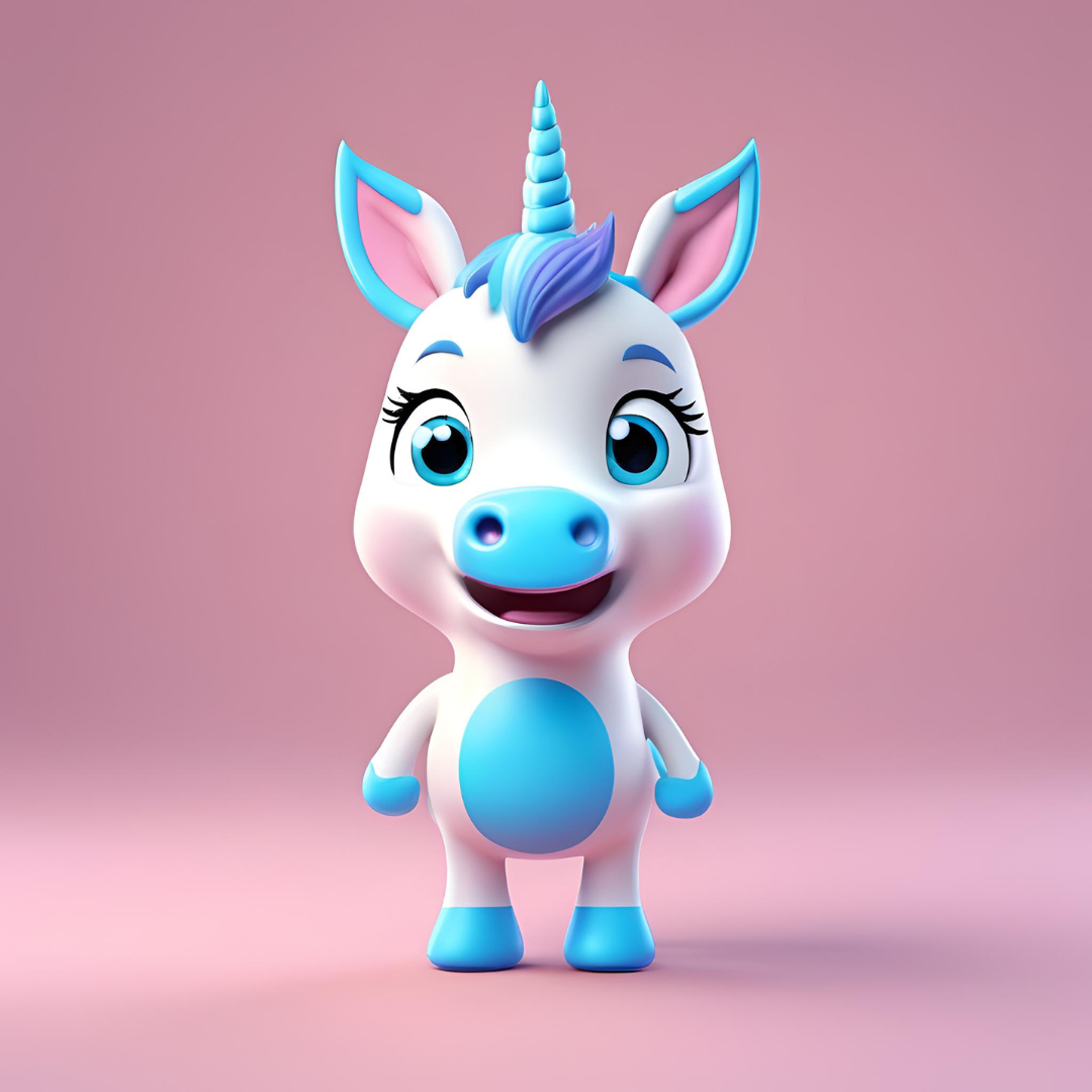 Astra Unicorn Krikey AI Tools Einhornhorn Einhornhaar Einhorn-Clipart