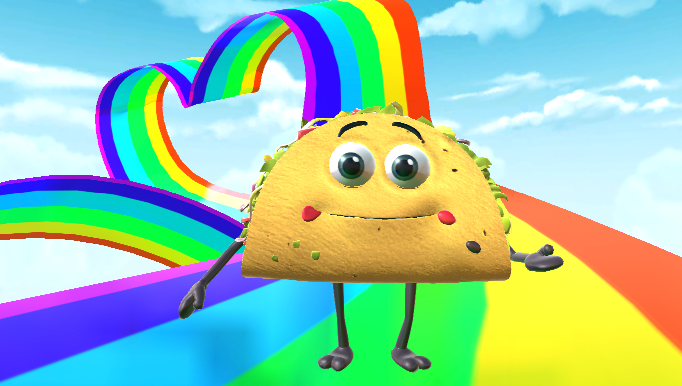 Walking taco clipart made with krikey ai cartoon taco video editor for animated taco videos