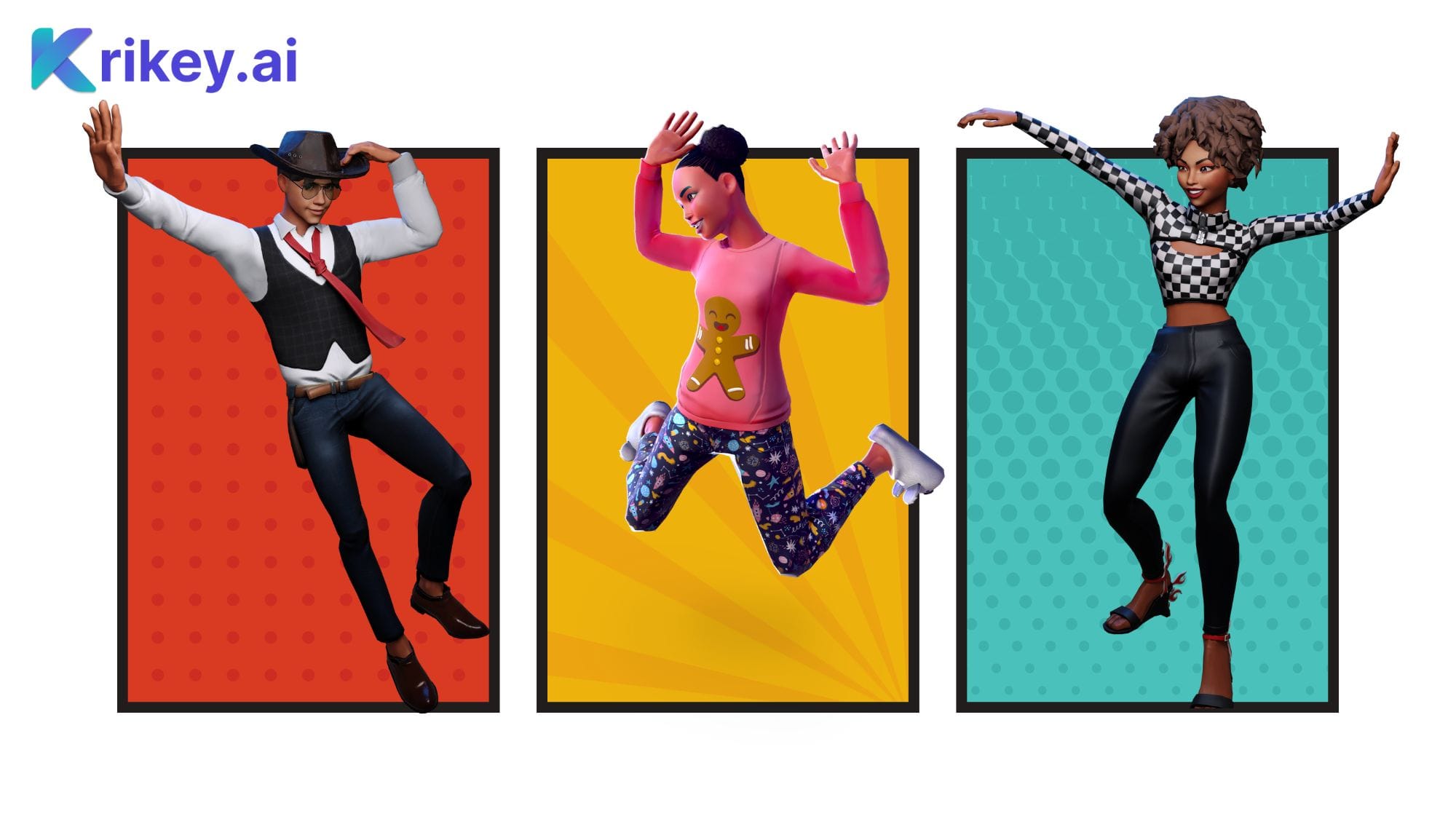 Video Editing software for 2D animation and 3D animation using Krikey AI tools