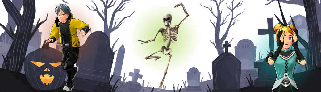 AI Animation Video Maker Halloween Movie Generator Skeleton Spooky