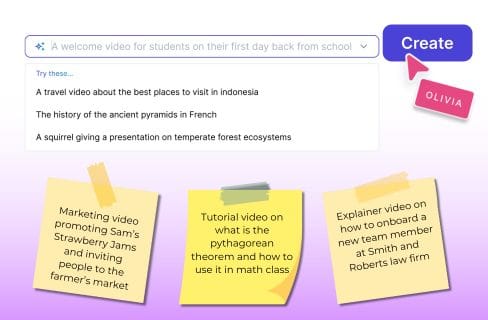 AI Text to Animation example prompts for Krikey AI Animation Maker
