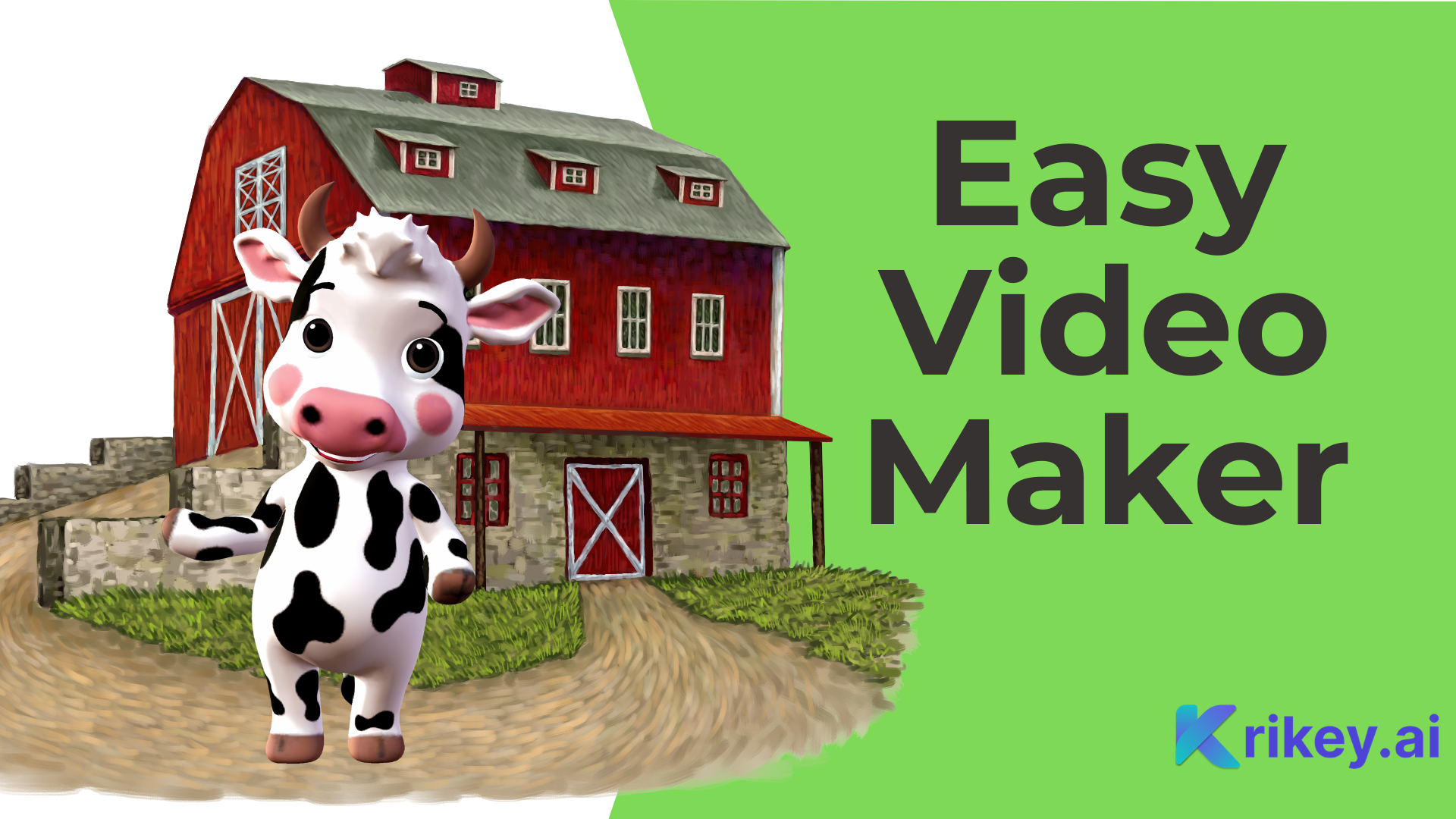 Animate your brand mascot with Krikey AI's marketing video maker