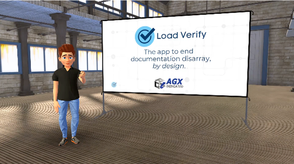 Cartoon Avatar with presentation screen in animated video made with Krikey AI Animation