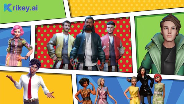 animated person drawing made with Krikey AI Animation video editor