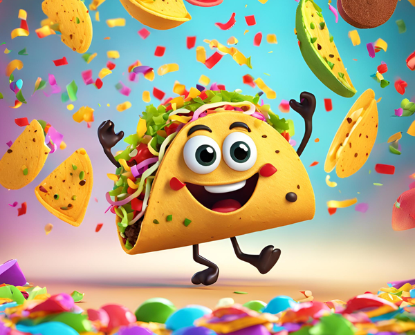 Taco de dibujos animados. Desde GIFs de camiones de tacos hasta memes y cliparts de tacos.