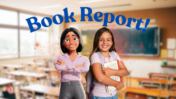 animated book reports using krikey ai book report template and book report ideas