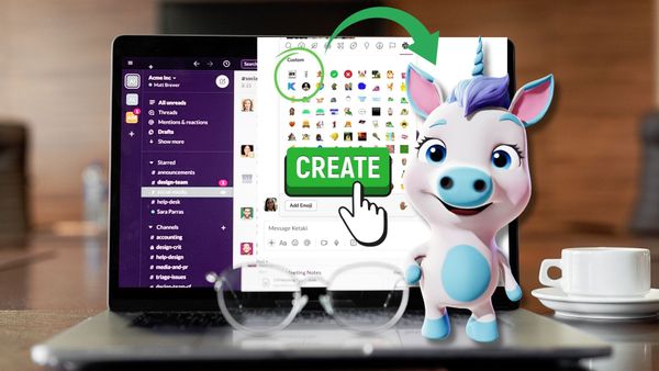 Comment créer un emoji Slack avec des outils d'animation IA