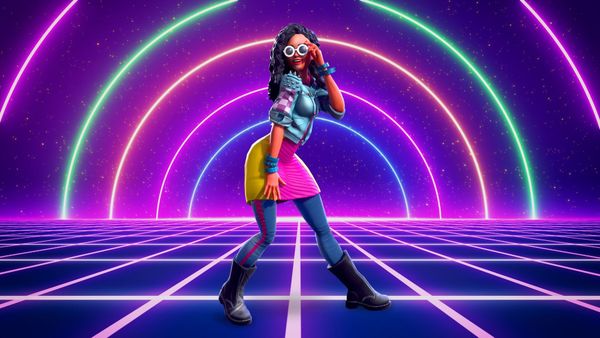 80s birthday invitations with cartoon characters krikey AI animation maker 