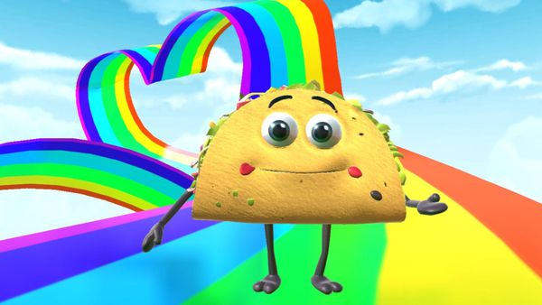 Party invitations with animated cartoon characters made with Krikey AI party invitations maker