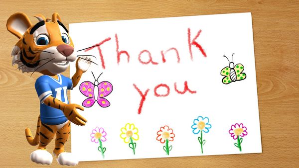 Teacher thank you card animation cartoon character made with krikey AI tools