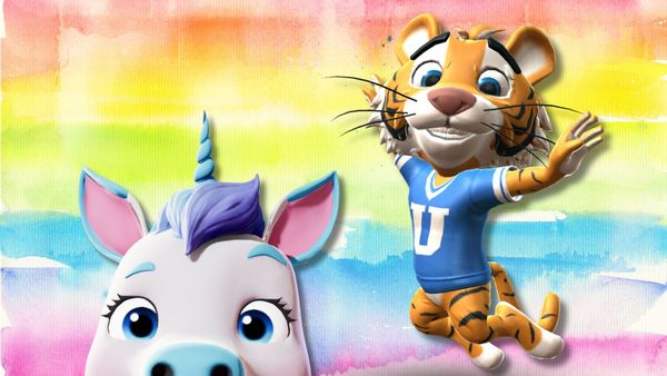 baby shower invitations with cartoon characters made with Krikey AI baby shower invitations maker