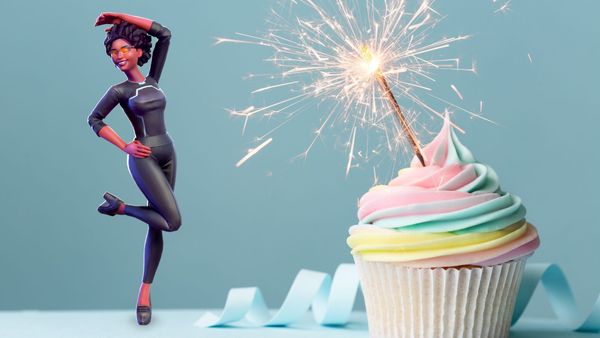 birthday invitation templates with cartoon characters made with Krikey AI birthday invitation templates generator