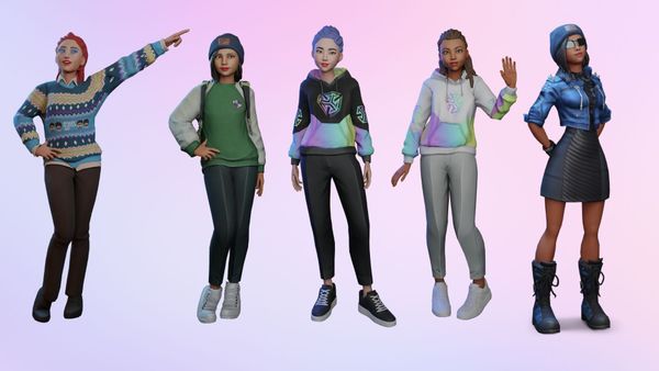 Bachelorette invitations with cute cartoon characters made with Krikey AI digital invitation maker