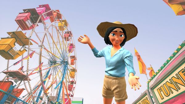 Carnival theme invitations with funny cartoon characters made with Krikey AI digital invitation generator