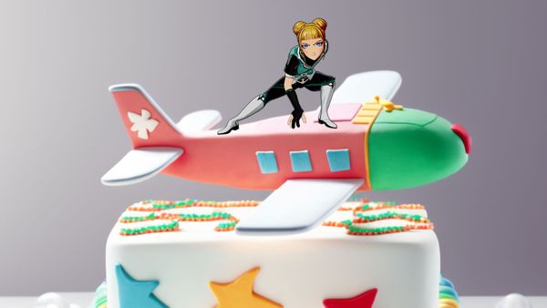 Kids birthday invites made with cute cartoon characters in the Krikey AI Animation generator