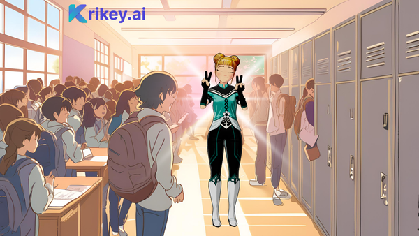 Anyone can create their dream anime girl character with Krikey AI's Anime Generator.