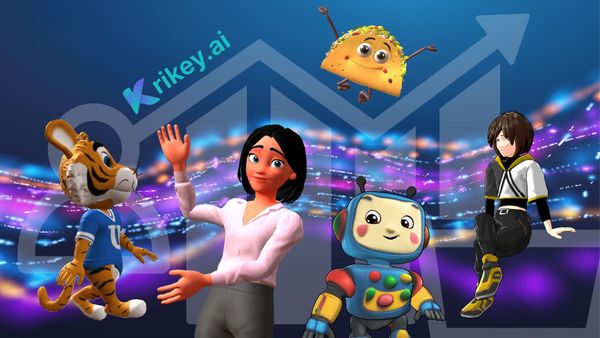 Animated characters showing the versatility in AI Marketing