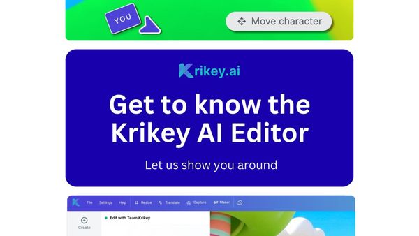Get to know the Krikey Video Editor for AI Animation 