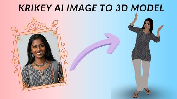 AI Avatar Generator to make AI Characters and 3D Avatars in the Krikey AI Animation Maker