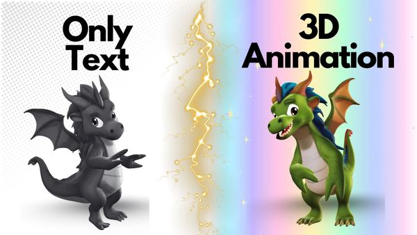 Krikey AI Sizzle Reel Generator makes it easy to create your own animation sizzle reel template with cartoon dragon characters and AI Animation