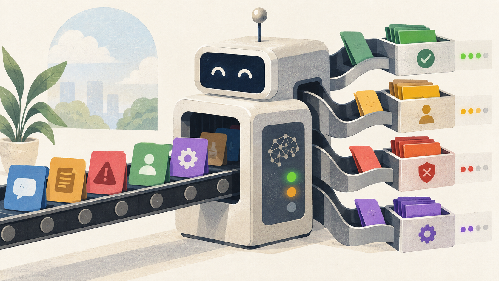 Conceptual AI-generated editorial illustration