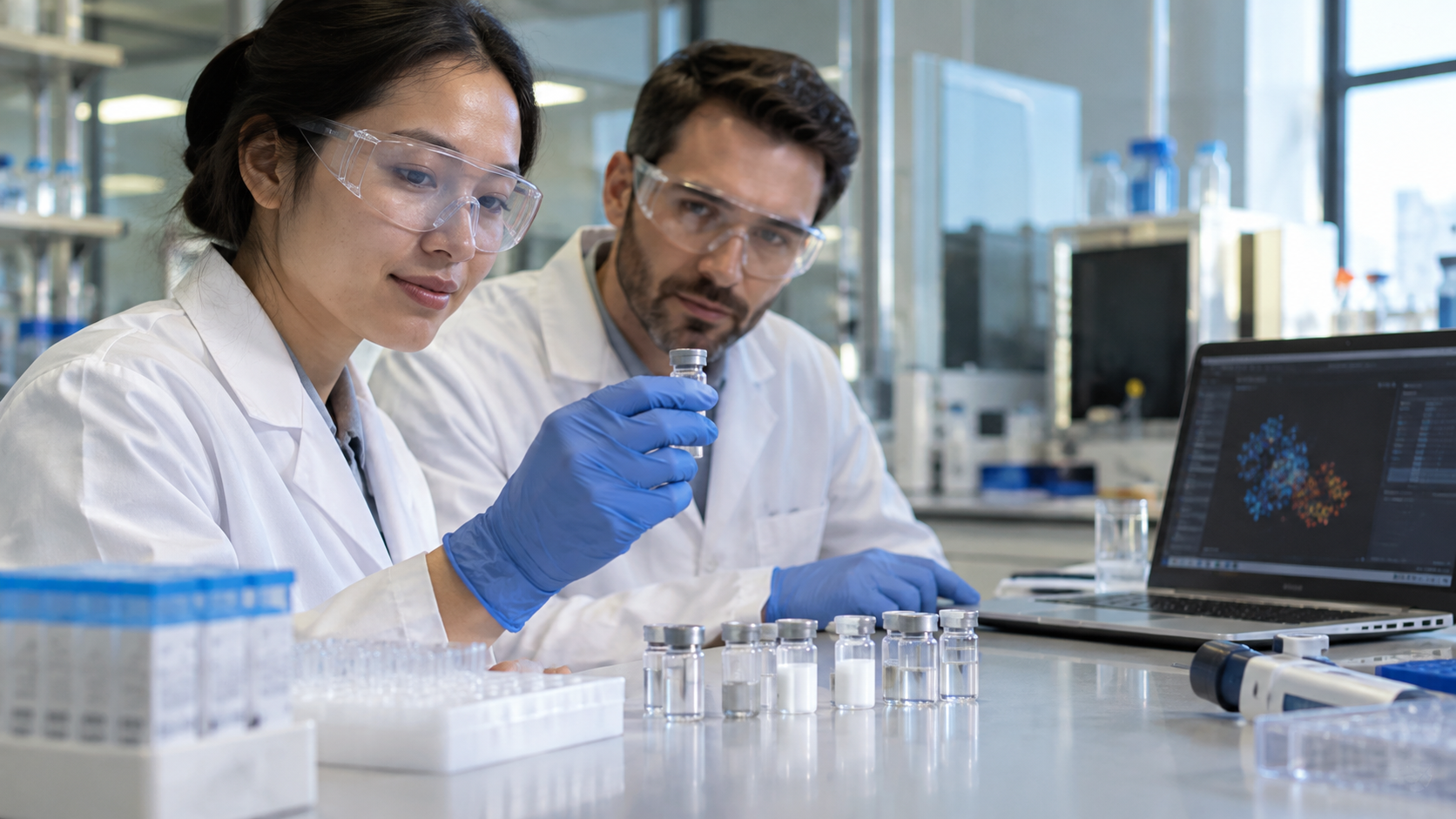 Conceptual illustration: AI Gives Vaccine Storage a Warmer Outlook