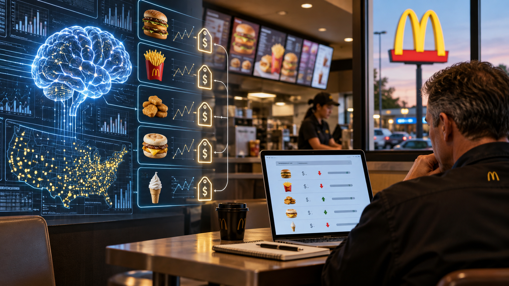 Conceptual illustration for The Big Mac Gets a Pricing Brain