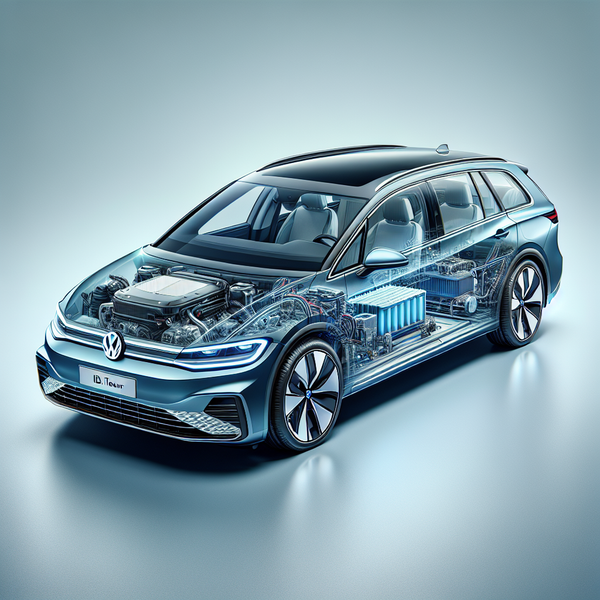Volkswagen ID.7 Tourer Showcases Advanced Electric Engine Technology