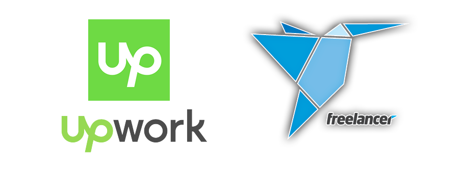 upwork and freelancer logo