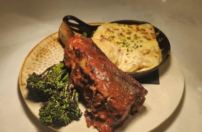 Farm and Fire Banff, Broccoli, Ribs and Potato