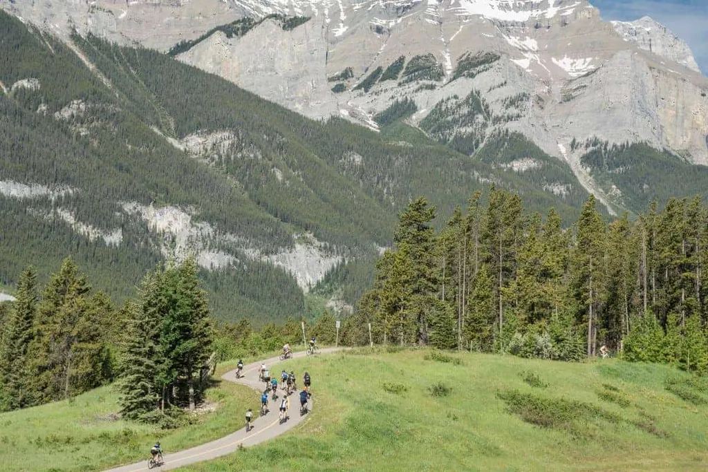 The Legacy Cycling Trail Canmore Alberta Canada