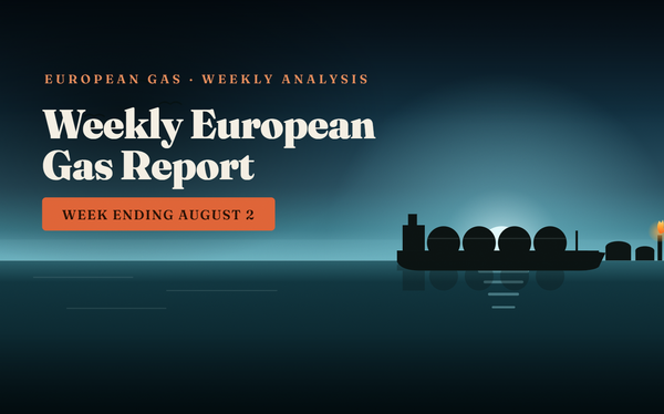 European Gas Report - Week Ending August 2