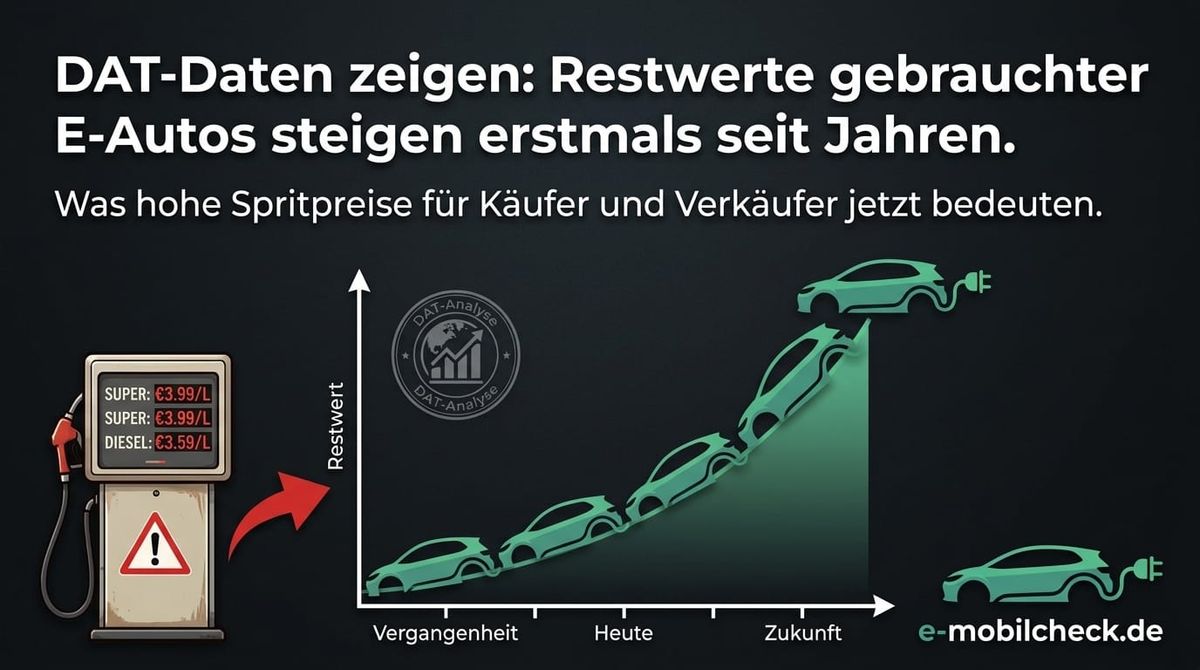E-Auto-Restwerte drehen: Warum sich gebrauchte Stromer 2026 plötzlich wieder lohnen
