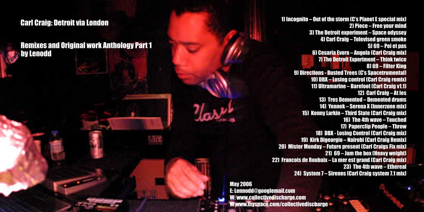 Lenodd - Carl Craig – London Via Detroit