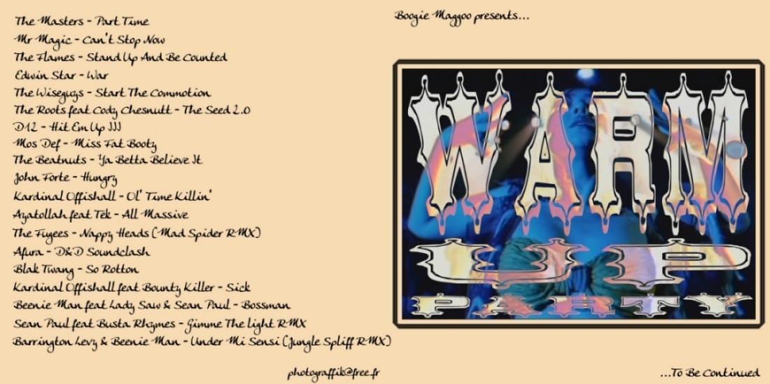 Boogie Maggoo - Warm Up Party