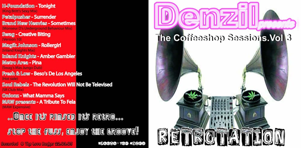 Denzil - The Coffeeshop Sessions Volume 3: Retrotation