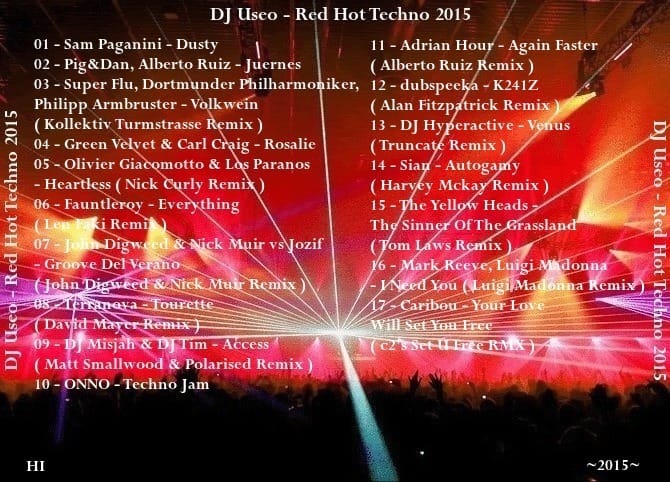 DJ Useo - Red Hot Techno 2015