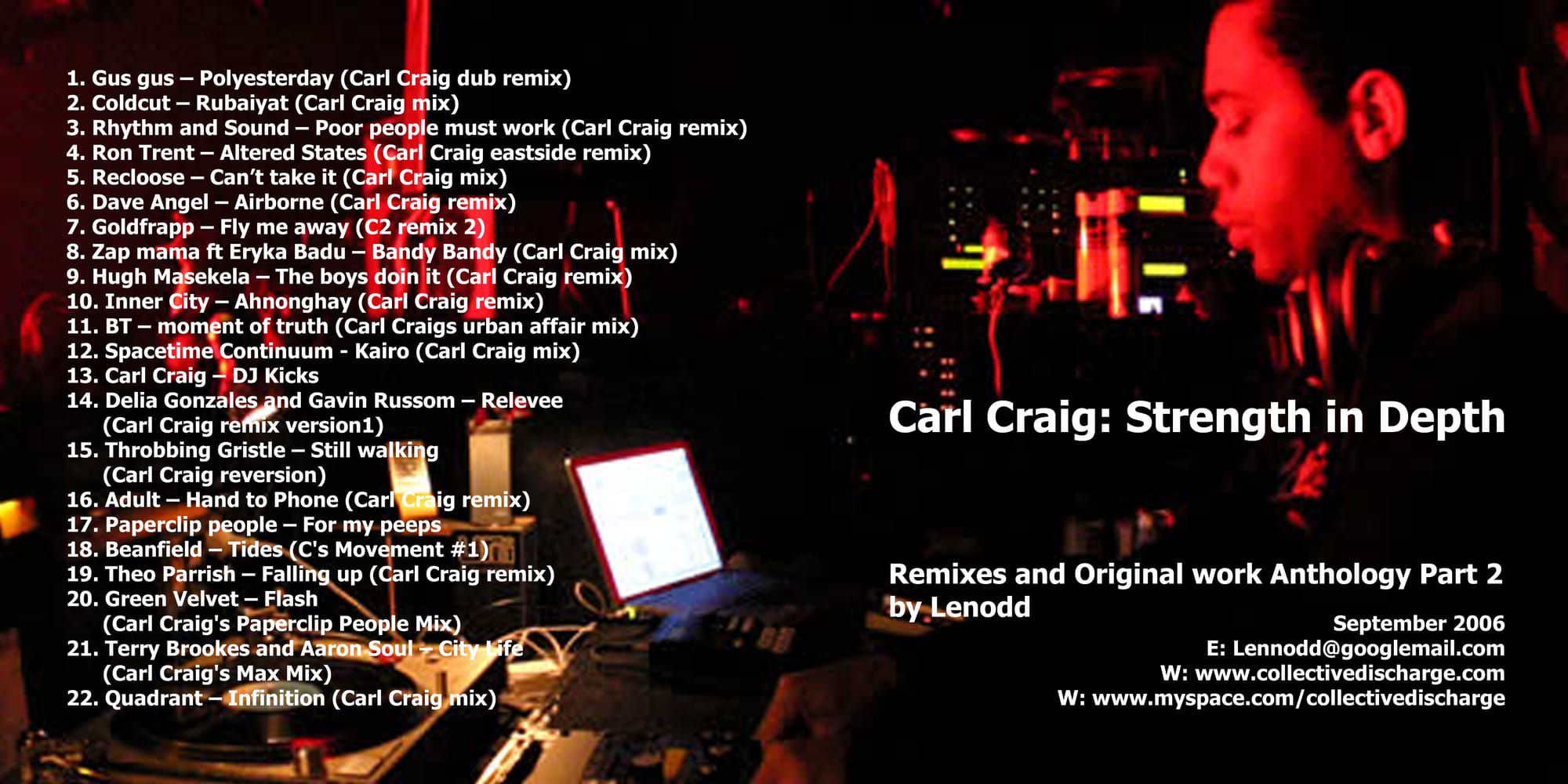 Lenodd - Carl Craig Anthology Volume 2