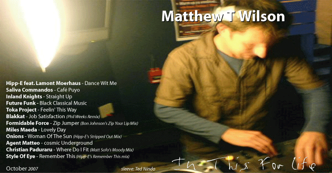 Matthew T Wilson - In This For Life