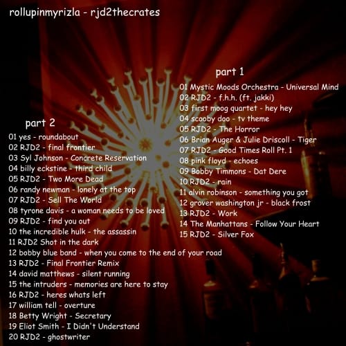 Rollupinmyrizla - RJD2 – The Crates Volume 1