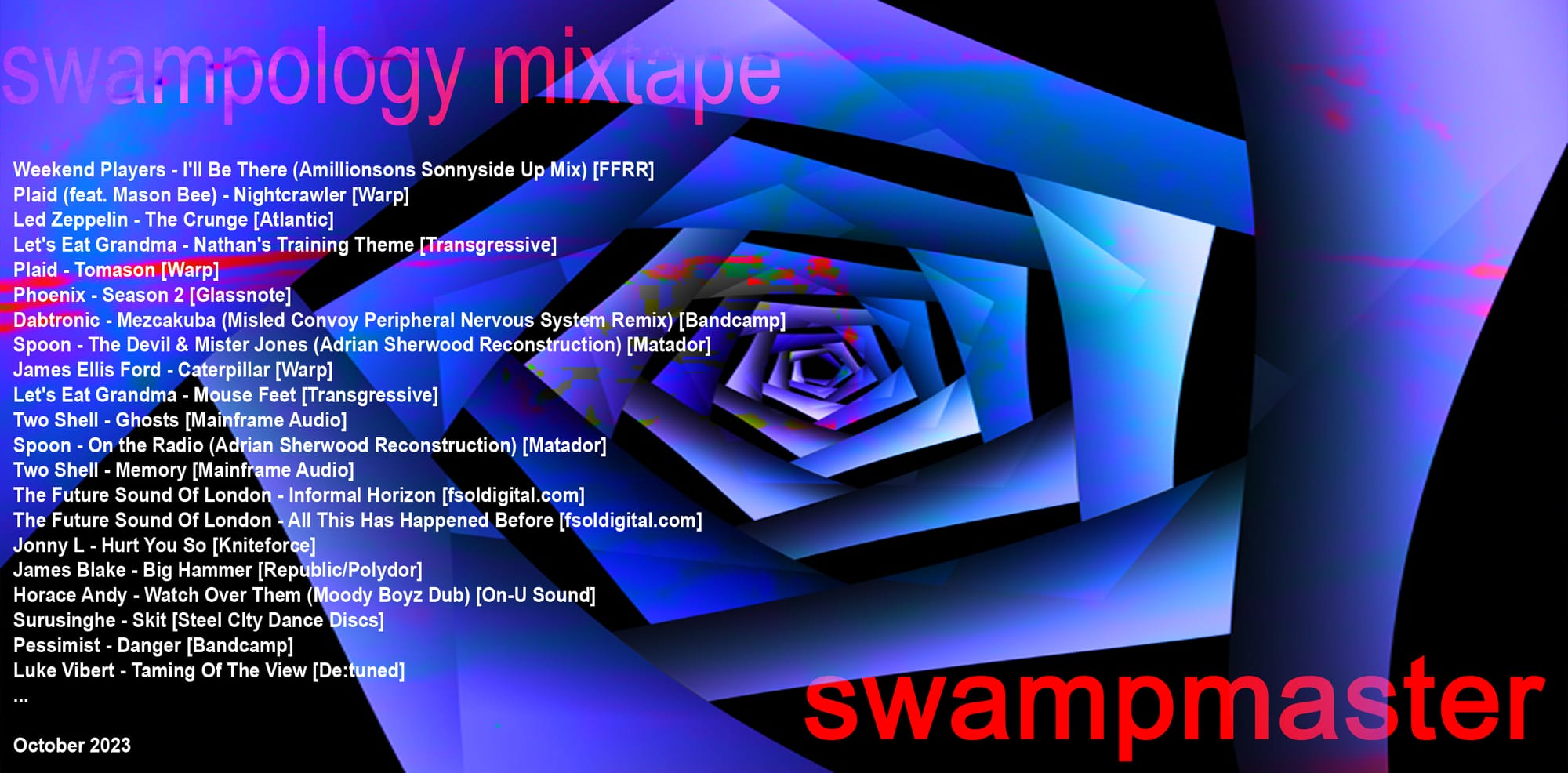 Swampmaster - Swampology Mixtape