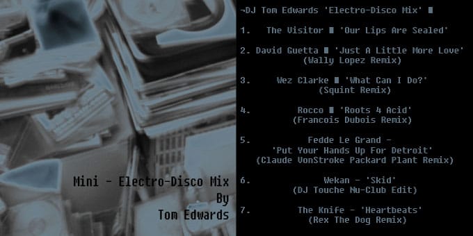 Tom Edwards - Electro-Disco Mix