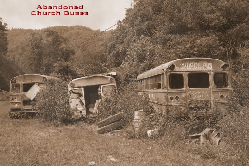 Warvadal - Abandoned Church Buses