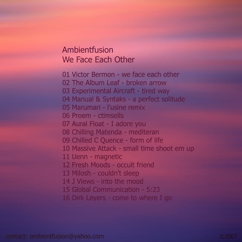 Ambientfusion - We Face Each Other