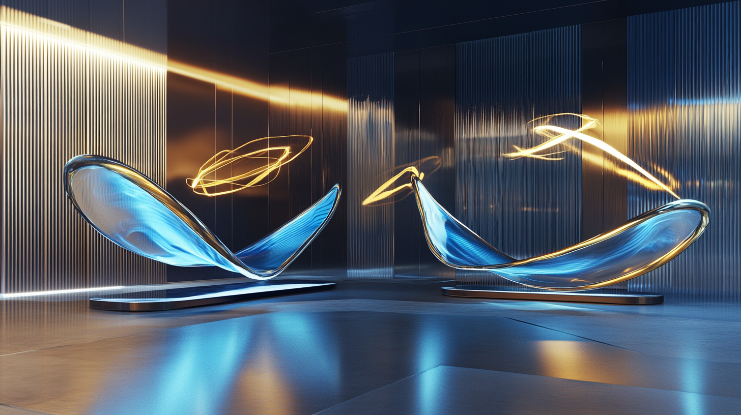 "Modern abstract image with dynamic elements symbolizing growth, innovation, and strategy in vibrant, professional colors."