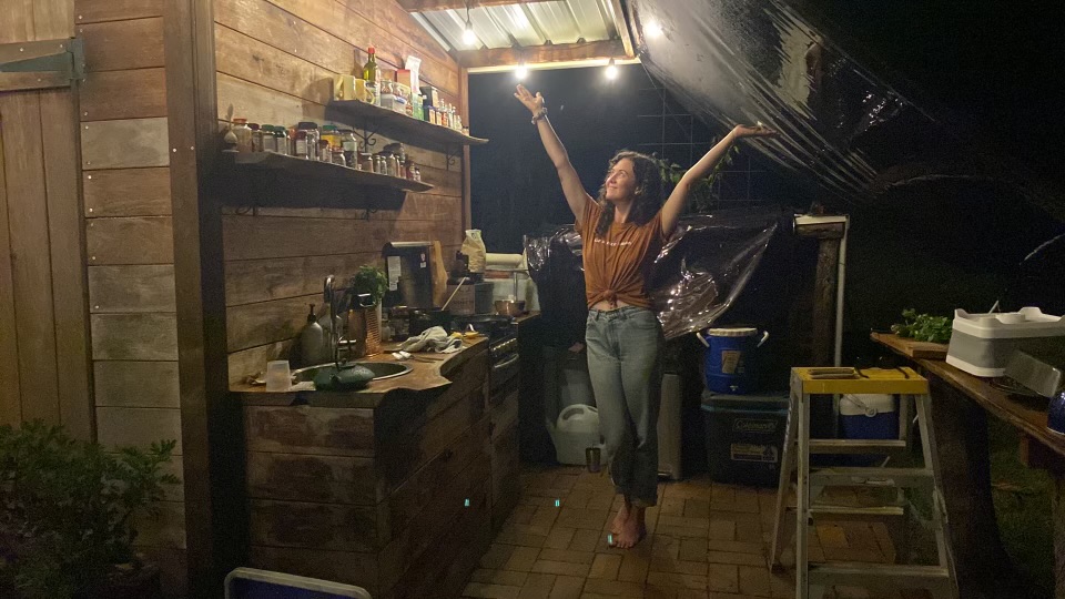 It's the small changes that mean a lot: stoked we got some shelving for our spices and teas.