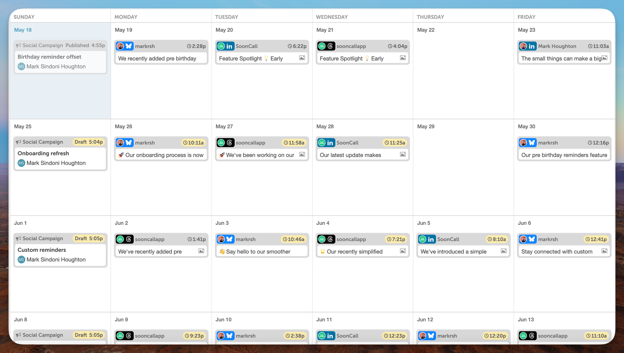 Repurposing content with the CoSchedule Social Calendar