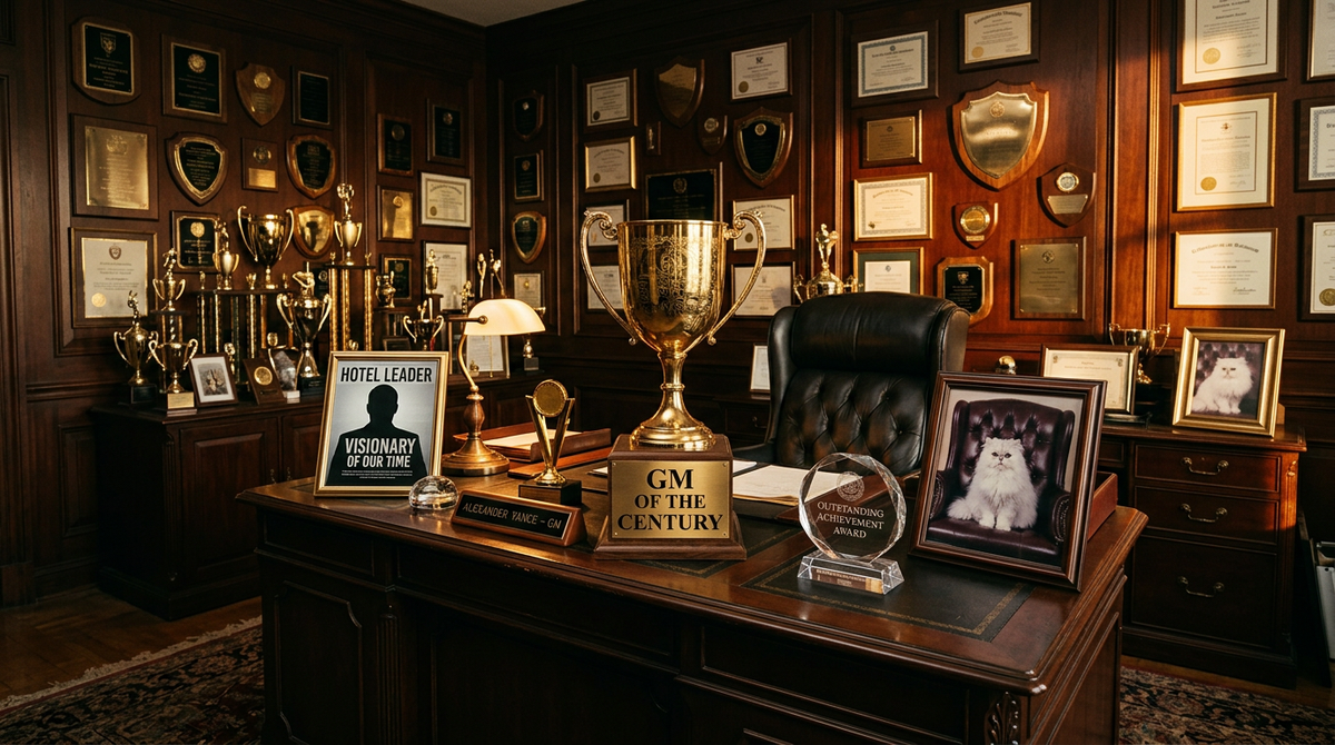 GM of the Year. Sponsored by Whoever Bought the Table.